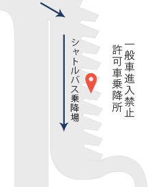 バス乗り場（新千歳空港）